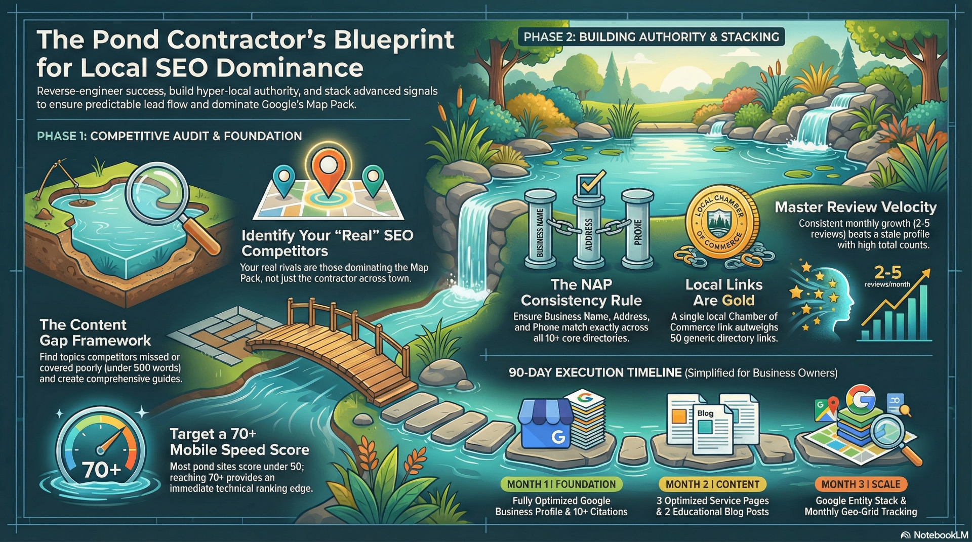 The Pond Contractor's Blueprint for Local SEO Dominance