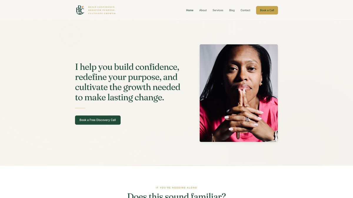 Brittanie Fleming Coaching website homepage