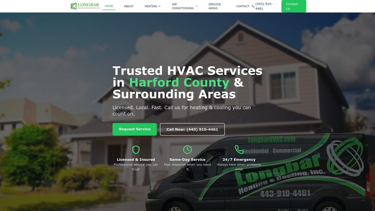 Longbar Comfort Solutions website homepage